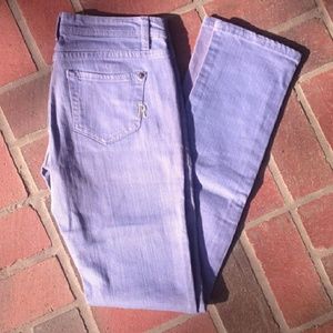 Lilac purple jeans